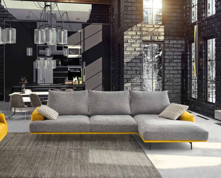 Sofa y cheslongue moderno Dvn Divani Star Dyor