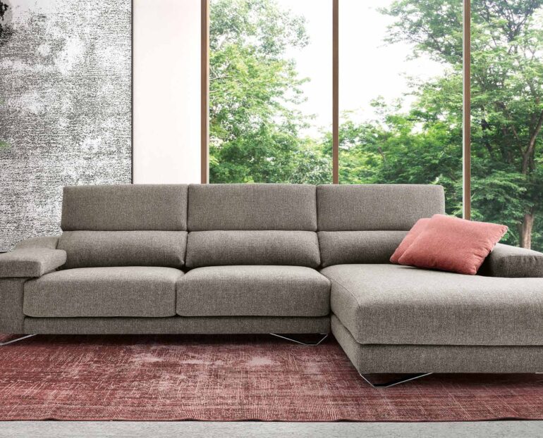 Sofa y cheslongue moderno Dvn Divani Star California