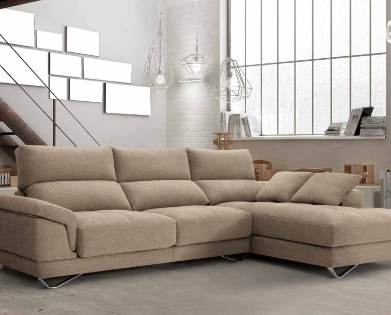 Sofa y cheslongue moderno Dvn Divani Star Andrea