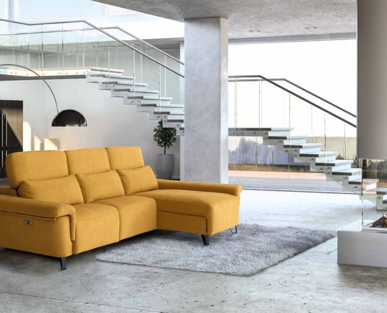 Sofa y cheslongue moderno Dvn Divani Star Daitona