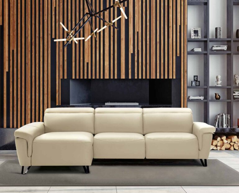 Sofa y cheslongue moderno Dvn Divani Star Enara