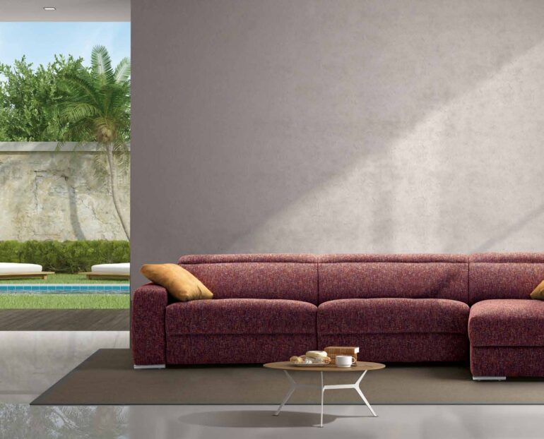 Sofa y cheslongue moderno Dvn Divani Star Maxim